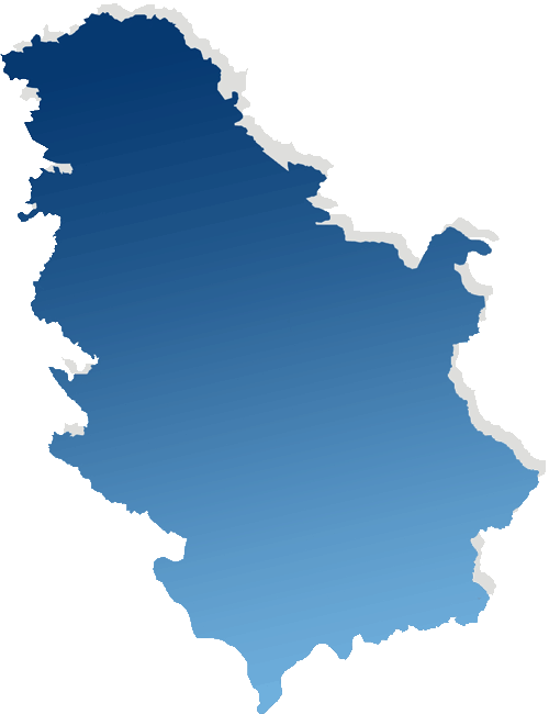 srbija mapa